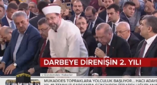 Başkan Erdoğan Millet Camii´nde 15 Temmuz şehitlerimiz için Kur´an-ı Kerim okudu