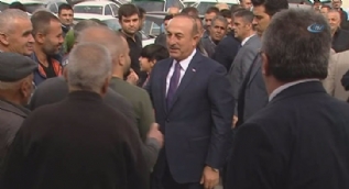 Dışişleri Bakanı Çavuşoğlu, Deniz Baykal'ı ziyaret etti