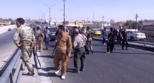 PKK'lı militanlar ve Peşmergeler Irak güçlerine böyle ateş açtı