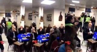 Sarı Yelekli provokatörler kahvehanelerde fitne saçtı