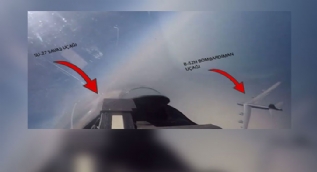 Tehlikeli yakınlaşma! Su-27´ler ABD B-52´lerini böyle yakaladı