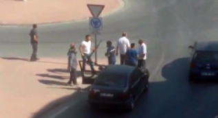 Trafikte tartışan sürücü av tüfeğiyle ateş etti