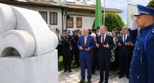 Cumhurbaşkanı Erdoğan, Saray Bosna´ya iner inmez oraya gitti