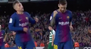 Messi 4 golle maça damga vurdu