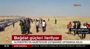 Kerkük'te çatışma ortasında kalan Türk gazeteci o anları anlattı