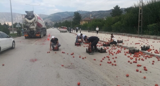 Sürücüler ve yolculardan insanlık örneği