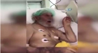Hastanede skandal görüntüler! Hemşireler hasta ile böyle dalga geçti