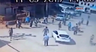 Adana 3 kişiyi öldüren trafik polisinin cinayet anı güvenlik kamerasında