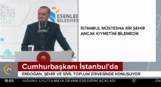 Cumhurbaşkanı Erdoğan'dan İstanbul şiiri