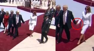 Karısından Trump'a şoke eden hareket!