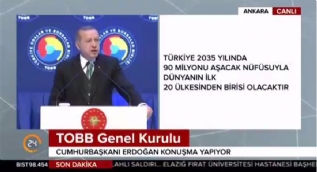 Cumhurbaşkanı Erdoğan: Kişi başına milli geliri 25 bin dolar hedefinin üzerine çıkaracağız