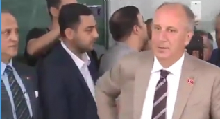 Muharrem İnce oy kullanırken muhabiri böyle azarladı