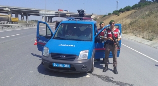Jandarmadan hafriyat kamyonlarına 'PTS'li uygulama
