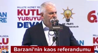 Başbakan Yıldırım: Referandumun ertelenmesini değil iptalini istiyoruz