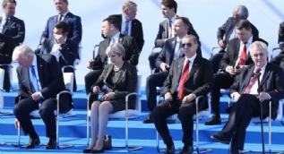 Cumhurbaşkanı Erdoğan, NATO Karargah binasının devir teslim törenine katıldı