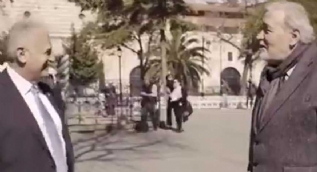 Binali Yıldırım ünlü tarihçi Ortaylı ile Sultanahmet yürüyüşünde