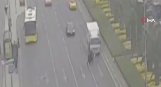 Vatan Caddesi´nde feci kaza kamerada