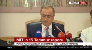 Reşat Petek: 15 Temmuz darbe girişimi ülkemiz dışındaki bazı odakların desteklediği Fetullah Gülen liderliğinde olmuştur