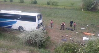 Ankara-Çankırı Karayolunda otobüs kazası: 8 kişi hayatını kaybetti