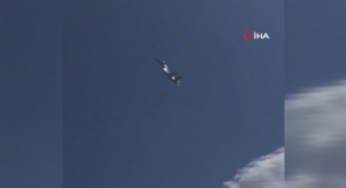 SU-35´in antrenman uçuşu nefes kesti