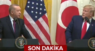 Başkan Erdoğan Trump´ı böyle düzeltti: İşte o anlar!