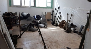 Tel Abyad ve çevresinde çok sayıda mühimmat ele geçirildi