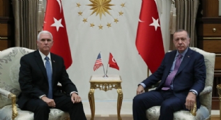 Dünyanın gözü Ankara´da! Başkan Erdoğan, Mike Pence´i kabul etti