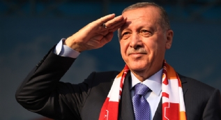 Cumhurbaşkanı Erdoğan´dan asker selamı