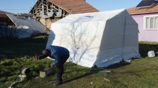 Depremden etkilenen Doğanyol ve Pütürge ilçelerinde 2 bin çadır kurulacak