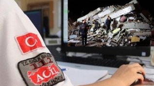 Enkaz altında 112'yi aradı! İşte o görüşme...