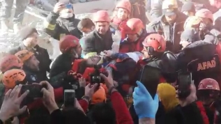 Sağ kurtarma sevinci kameralara böyle yansıdı: Çok şükür yarabbim