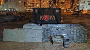 30 bin paket gümrük kaçağı sigara ele geçirildi