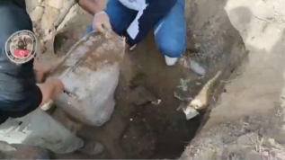 Toprağa gömülü 248 kilo 200 gram uyuşturucu ele geçirildi