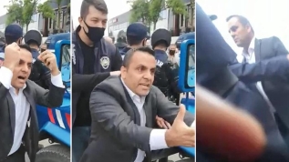 CHP'li meclis üyesi kaçak yapının yıkımını durdurmaya çalıştı