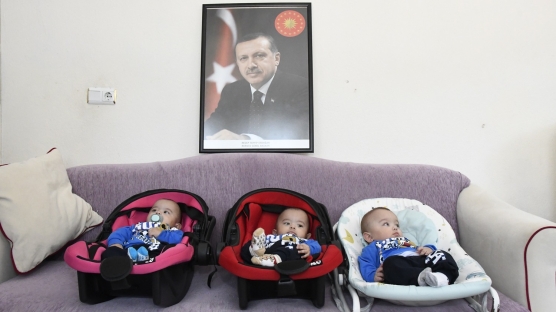 Üçüz bebeklere 'Recep', 'Tayyip' ve 'Erdoğan' adı verildi