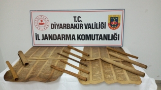 Tarihi eser kaçakçılarına suçüstü