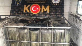 2 bin litre kaçak akaryakıt yakalandı