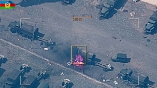 Hedefler bir bir yok edildi! Azerbaycan'dan nokta at��� operasyon