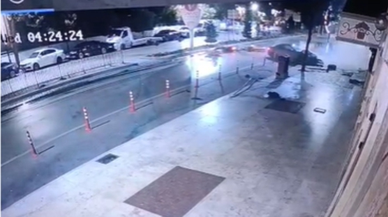 Genç kız ölümden kıl payı kurtuldu: O anlar kamerada