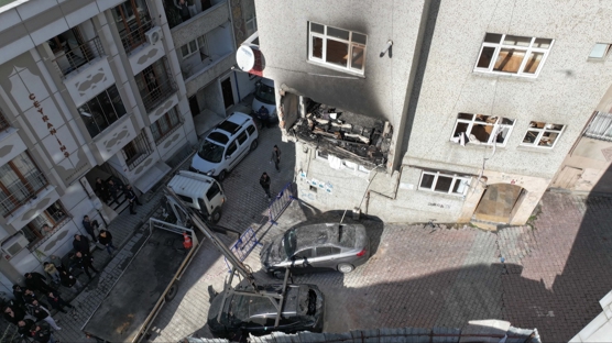 Kathane'deki patlama gvenlik kamerasnda