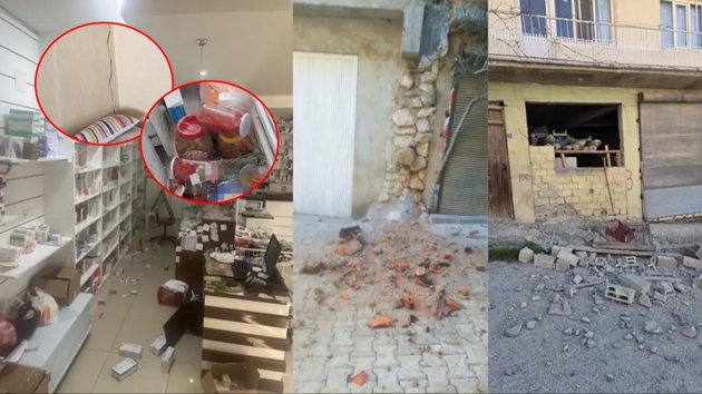 �evre illerden de hissedildi! Denizli'deki deprem an� kamerada