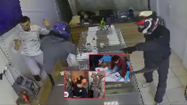 3 dakikada 22 milyon liral�k vurgun: Alt�nlar�n� teslim ald�, �lkesine d�nd�