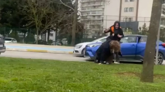 �stanbul'da yol kavgas�! Vatanda�lar ay�ramad�