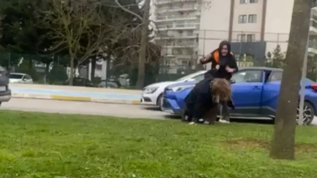 �stanbul'da yol kavgas�! Vatanda�lar ay�ramad�