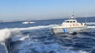 Uluslararas� sularda T�rk bal�k�� teknesini taciz