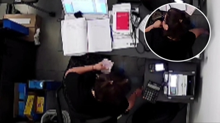 20 y�ld�r kasadan �antaya! 25 milyonluk vurgun saniye saniye g�r�nt�lendi