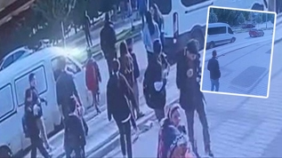 Kald�r�mdaki 2 ��renciyi ezdi ge�ti! Cani s�r�c�n�n ka���� kamerada