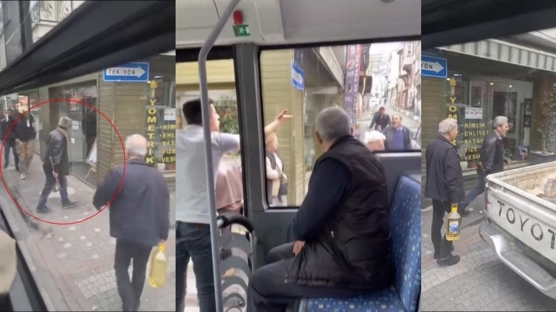 Trafikte 'baltal�' maganda pani�i! Yolcular can havliyle kaydetti