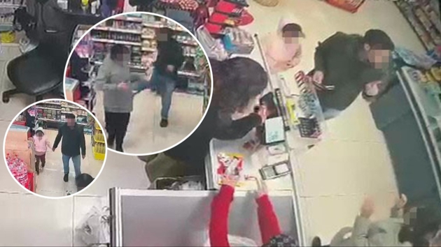 Market ortas�nda ac�mas�zca darp etti: Bakanl�k �zel gereksinimli �ocuk i�in devreye girdi