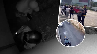 T�rmanarak girdikleri araba anahtar� �ald�lar: O anlar saniye saniye kameraya yans�d�